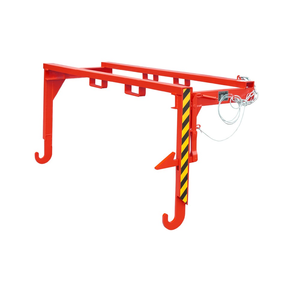Productafbeelding nr. 1: Bauer® Traverse voor stapelbare kantelbakken, volume 2 m³, RAL 3000 vuurrood