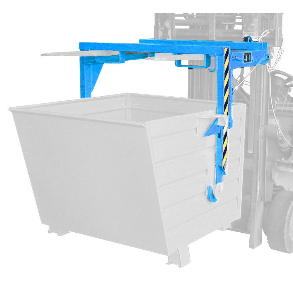 Productafbeelding nr. 1: Bauer® Traverse voor stapelbare kantelbakken, volume 0,7 m³, RAL 5012 lichtblauw