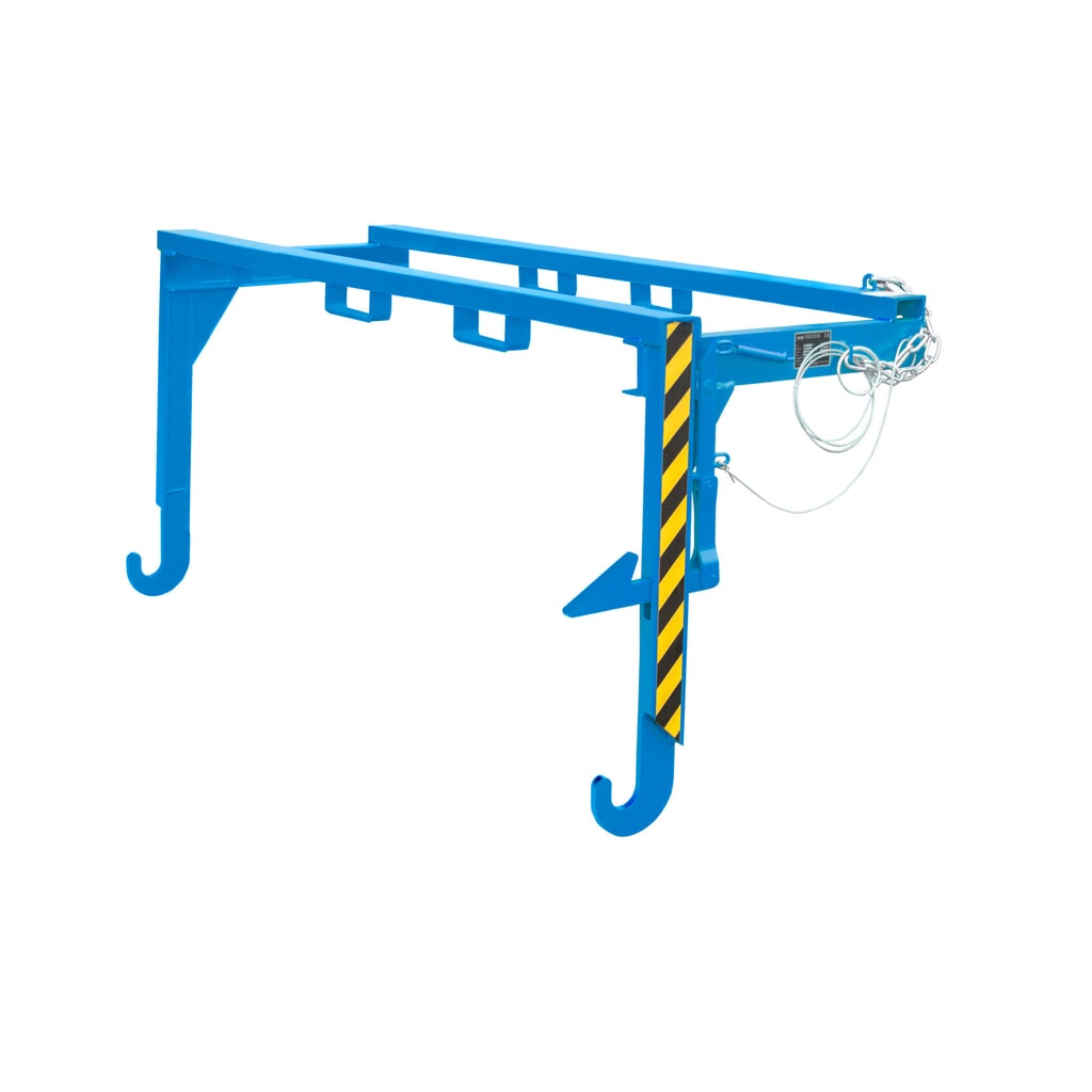 Bauer® Traverse voor stapelbare kantelbakken, volume 2 m³, RAL 5012 lichtblauw Product afbeelding: Bauer® Traverse voor stapelbare kantelbakken, volume 2 m³, RAL 5012 lichtblauw