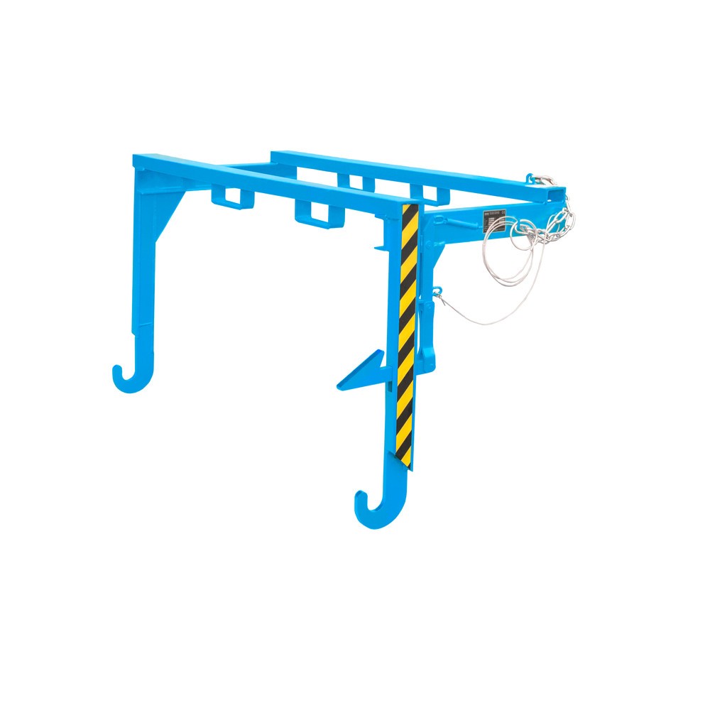 Product afbeelding: Bauer® Traverse voor stapelbare kantelbakken, volume 1,5 m³, RAL 5012 lichtblauw