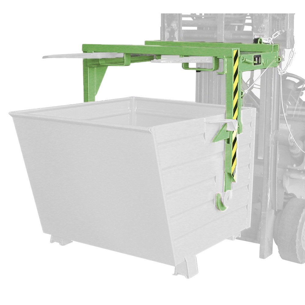 Productafbeelding nr. 1: Bauer® Traverse voor stapelbare kantelbakken, volume 0,55 m³, RAL 6011 resedagroen