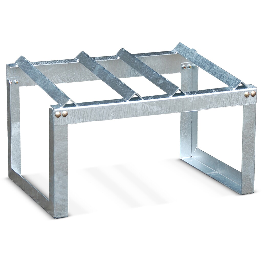 Bauer® Vatenbok met hoeksteun, 2x 60 liter Product afbeelding: Bauer® Vatenbok met hoeksteun, 2x 60 liter
