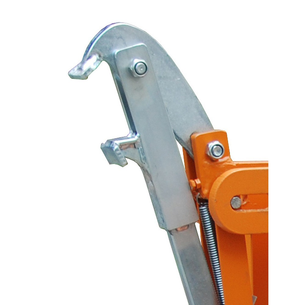 Productafbeelding nr. 2: Bauer® Vatengrijper, kunststof vaten met deksel, cap. 800 kg, RAL 5012 lichtblauw