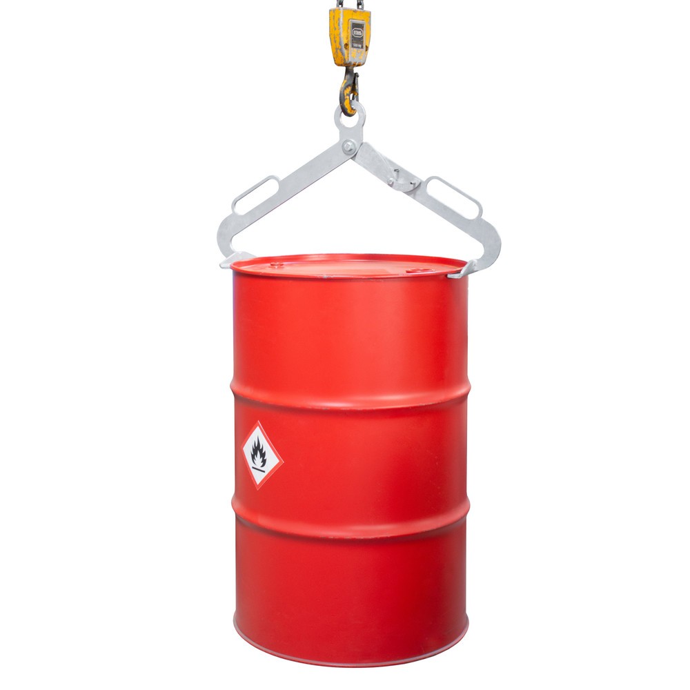 Productafbeelding nr. 2: Bauer® Vatengrijper LGZ voor staande tap- en dekselvaten van 200 l, verzinkt