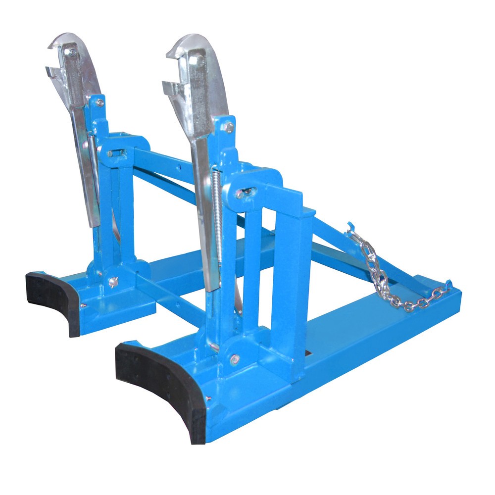 Productafbeelding nr. 1: Bauer® Vatengrijper voor stalen en kunststof L-ringvaten, cap. 1.600 kg, RAL 5012 lichtblauw
