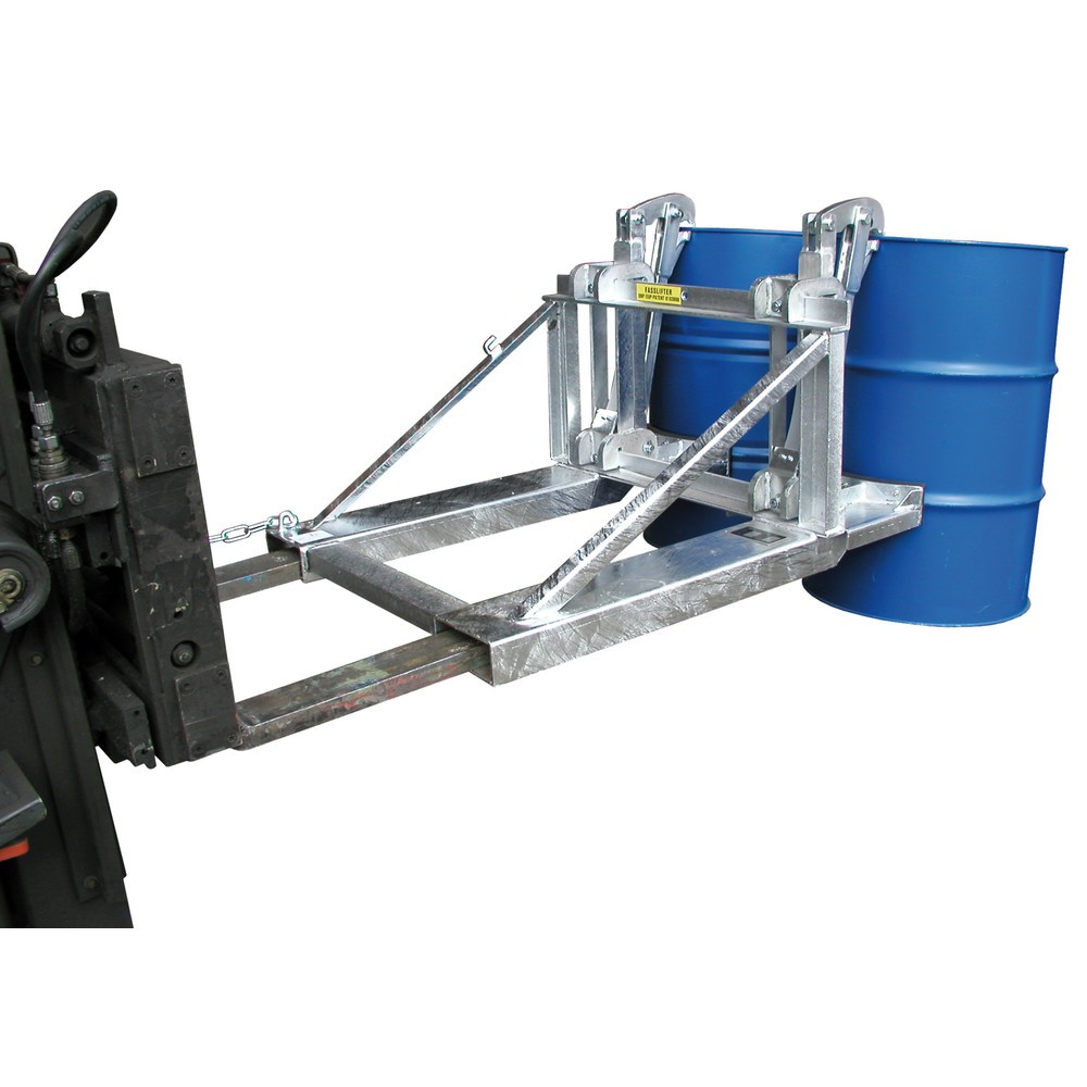 Productafbeelding nr. 4: Bauer® Vatengrijper voor stalen en kunststof L-ringvaten, cap. 1.600 kg, thermisch verzinkt