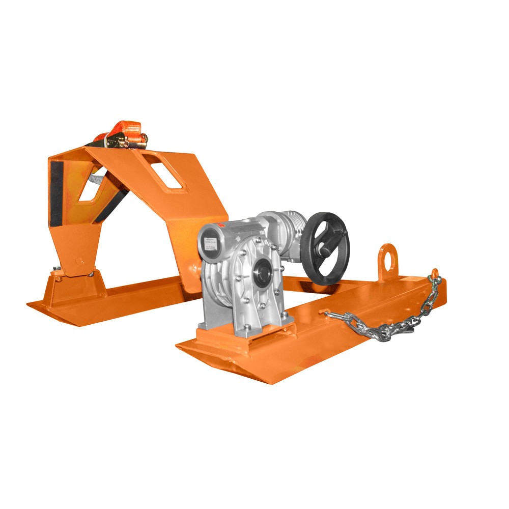 Productafbeelding nr. 2: Bauer® Vatenkantelaar, cap. 300 kg, voor vat-Ø 350-600 mm, zwengel, RAL 2000 geeloranje