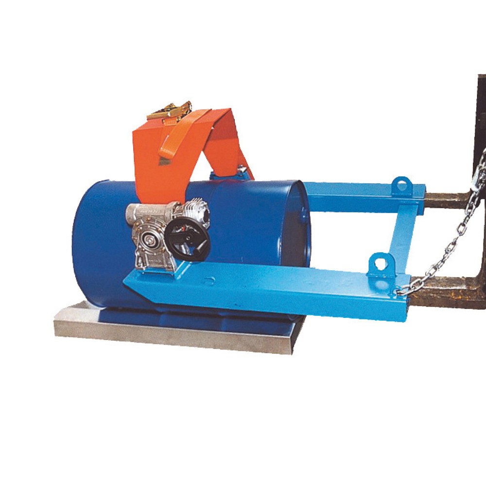 Productafbeelding nr. 2: Bauer® Vatenkantelaar, cap. 300 kg, voor vat-Ø 350-600 mm, zwengel, RAL 5012 lichtblauw