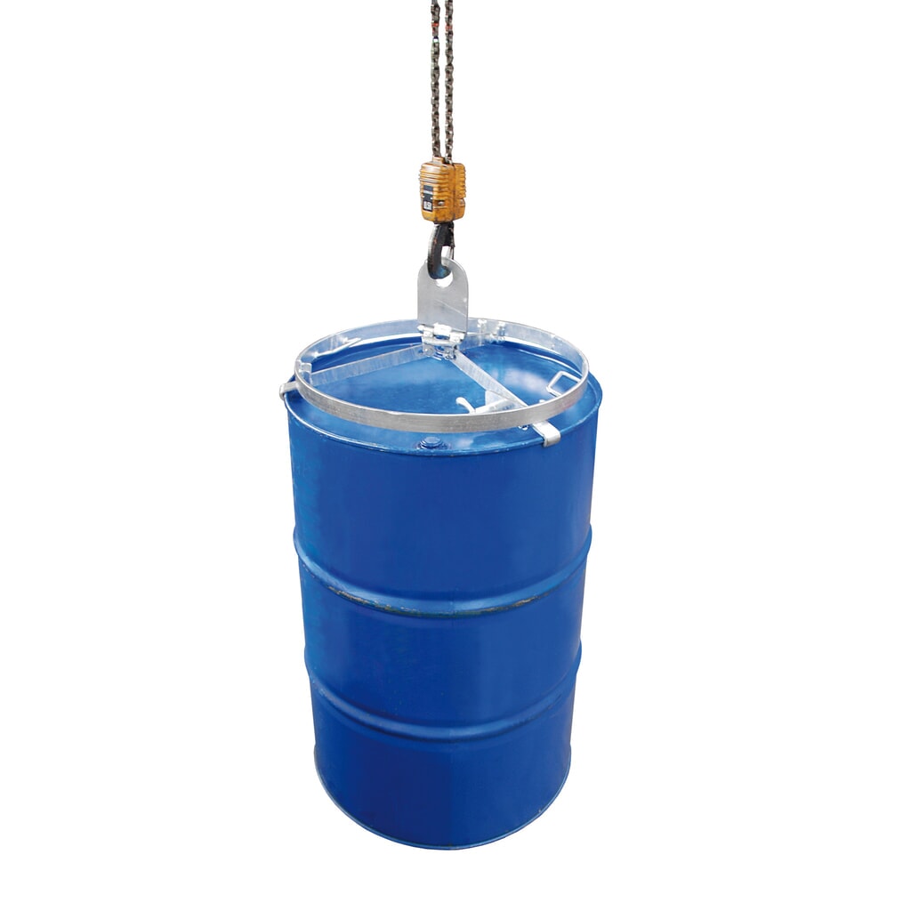 Bauer® Vatentraverse, cap. 300 kg, Ø 610 mm, hoogte 255 mm, thermisch verzinkt Product afbeelding: Bauer® Vatentraverse, cap. 300 kg, Ø 610 mm, hoogte 255 mm, thermisch verzinkt
