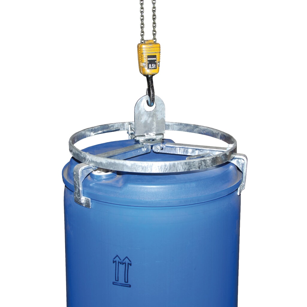 Bauer® Vatentraverse, cap. 300 kg, Ø 610 mm, hoogte 255 mm, thermisch verzinkt Productafbeelding nr. 2: Bauer® Vatentraverse, cap. 300 kg, Ø 610 mm, hoogte 255 mm, thermisch verzinkt