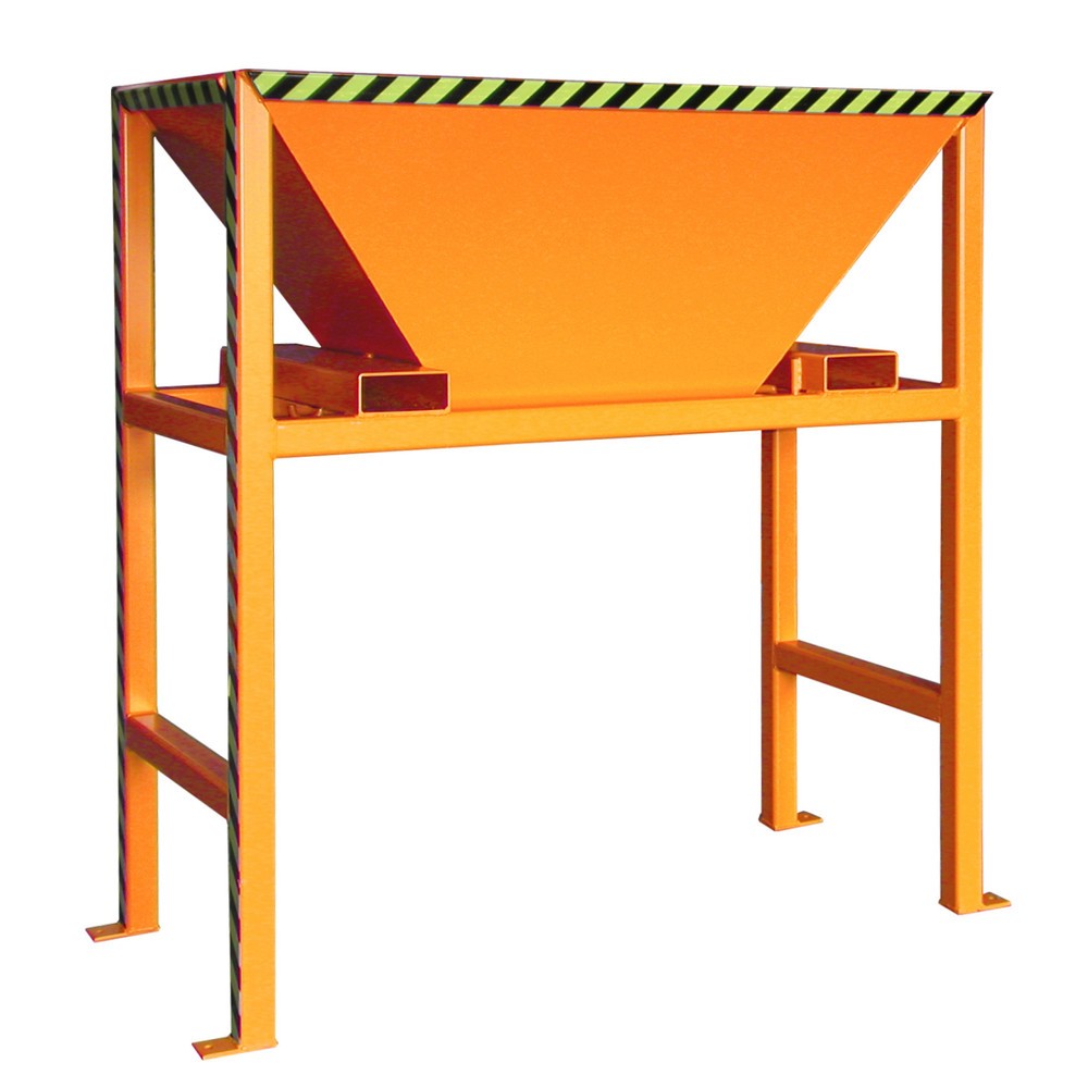 Productafbeelding nr. 1: Bauer® Vultrechter voor BIG BAG transportzakken, hxbxd 2.050 x 1.980 x 980 mm, RAL 2000 geeloranje