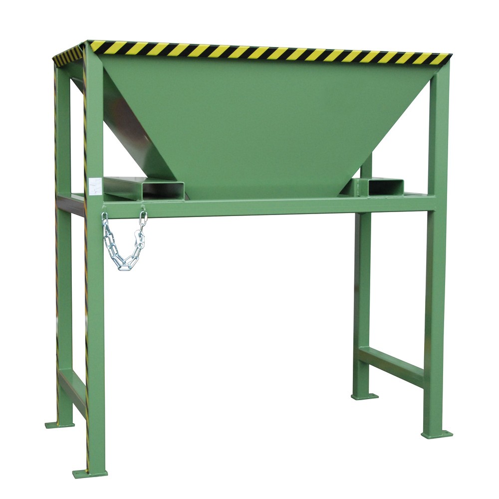 Productafbeelding nr. 1: Bauer® Vultrechter voor BIG BAG transportzakken, hxbxd 2.050 x 1.980 x 980 mm, RAL 6011 resedagroen