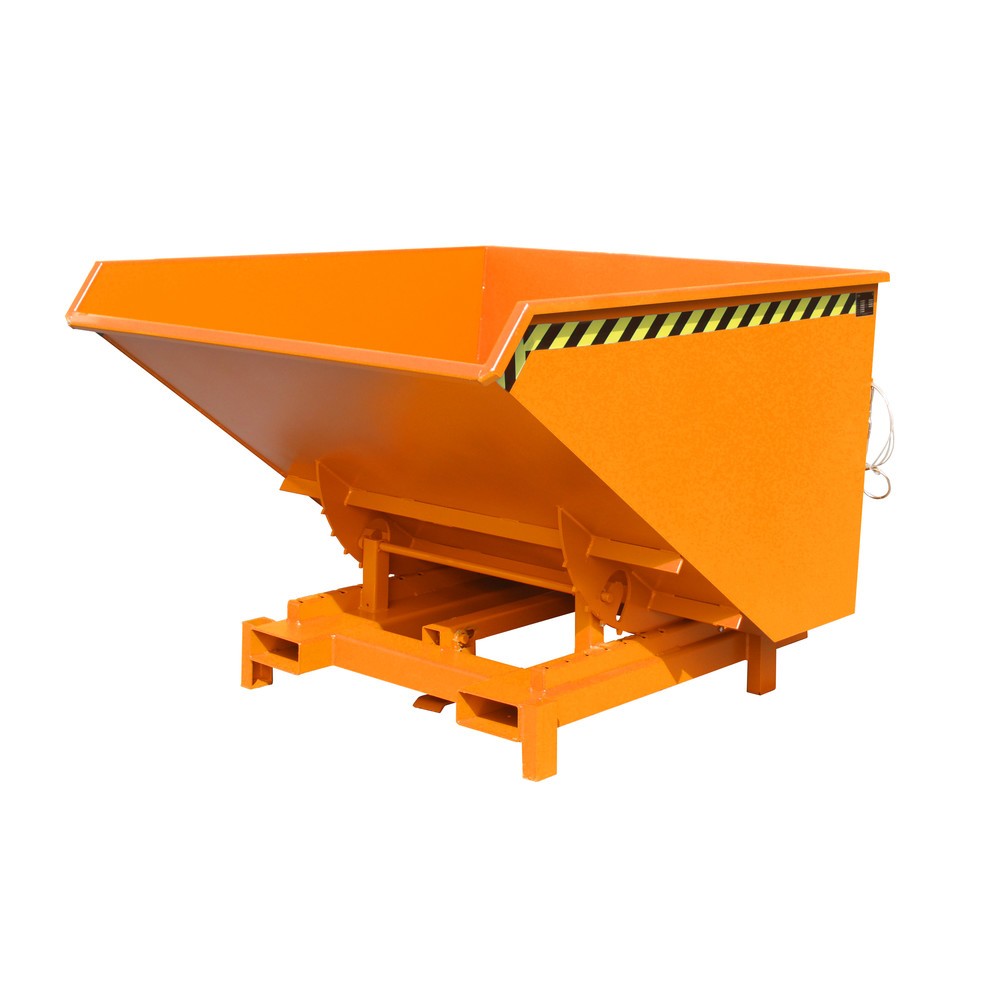 Productafbeelding nr. 1: Bauer® Zwaarlastkantelbak, capaciteit 4.000 kg, gelakt, volume 1,7 m³, RAL 2000 geeloranje