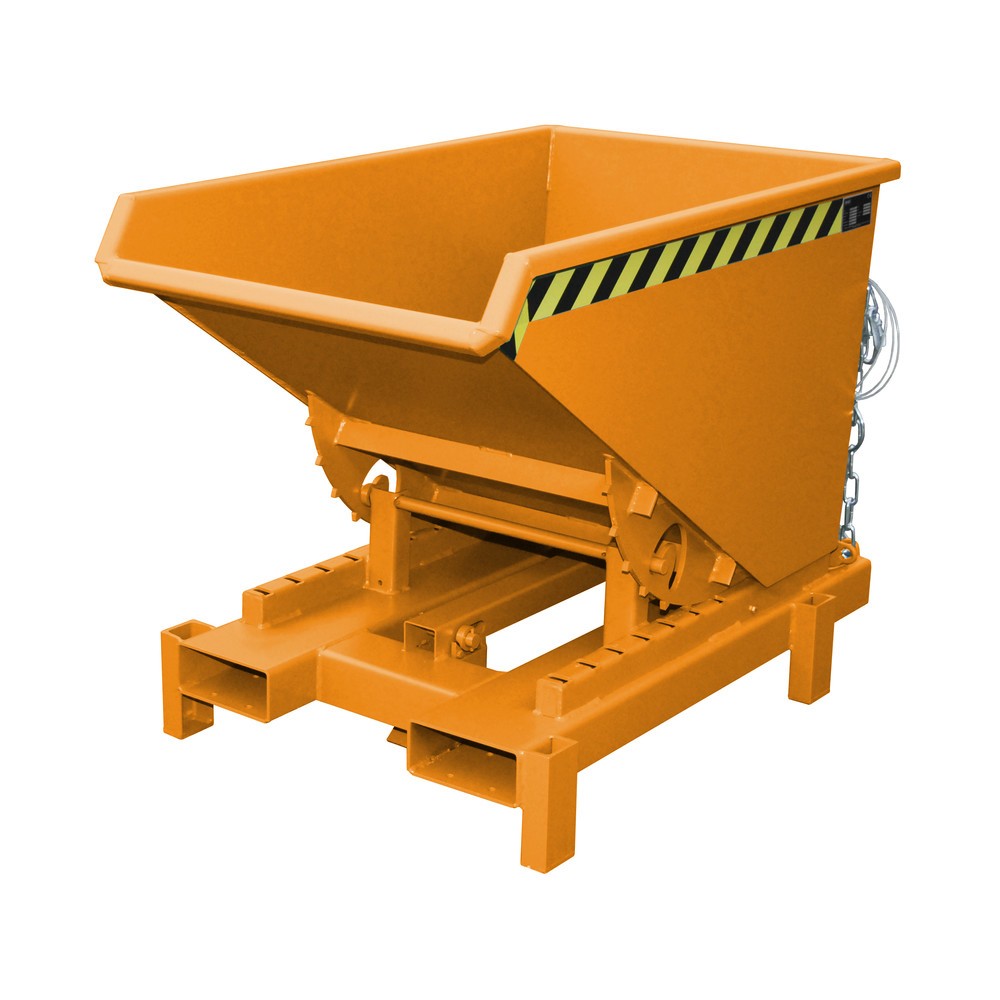 Productafbeelding nr. 1: Bauer® Zwaarlastkantelbak, capaciteit 4.000 kg, gelakt, volume 0,3 m³, RAL 2000 geeloranje