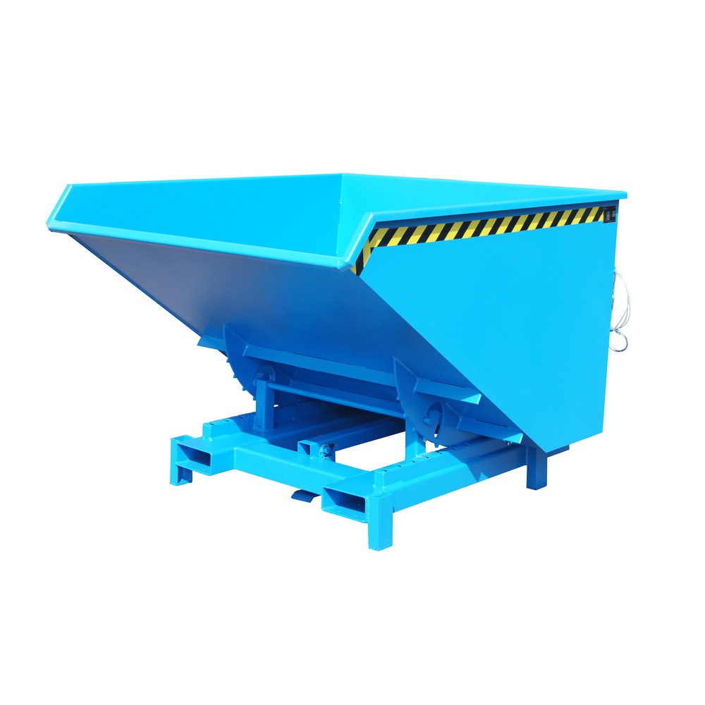 Productafbeelding nr. 1: Bauer® Zwaarlastkantelbak, capaciteit 4.000 kg, gelakt, volume 1,7 m³, RAL 5012 lichtblauw