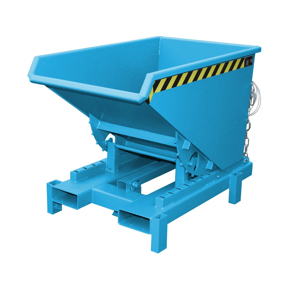 Productafbeelding nr. 1: Bauer® Zwaarlastkantelbak, capaciteit 4.000 kg, gelakt, volume 0,3 m³, RAL 5012 lichtblauw