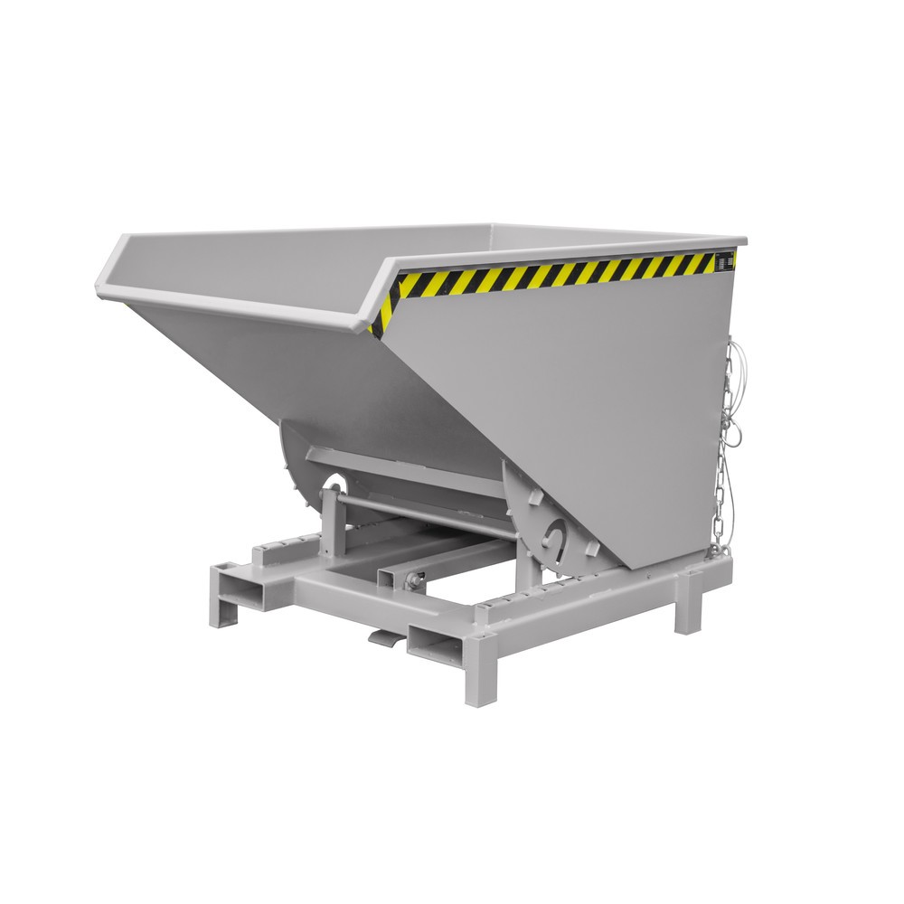 Productafbeelding nr. 1: Bauer® Zwaarlastkantelbak, capaciteit 4.000 kg, gelakt, volume 1,2 m³, RAL 7005 muisgrijs