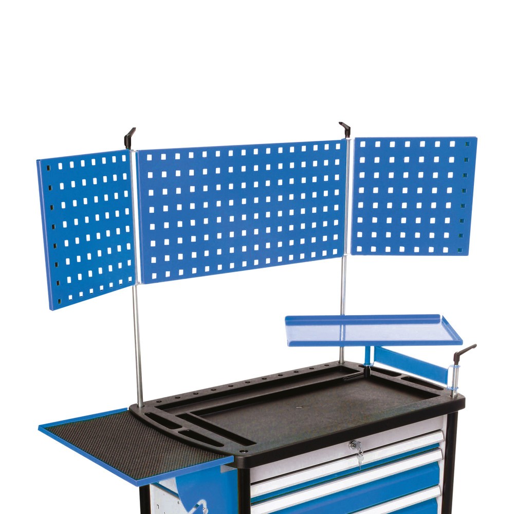 Product afbeelding: Bedrunka+Hirth geperforeerde plaat met 2 inklapbare zijkanten, h x b 300 x 1.200 mm