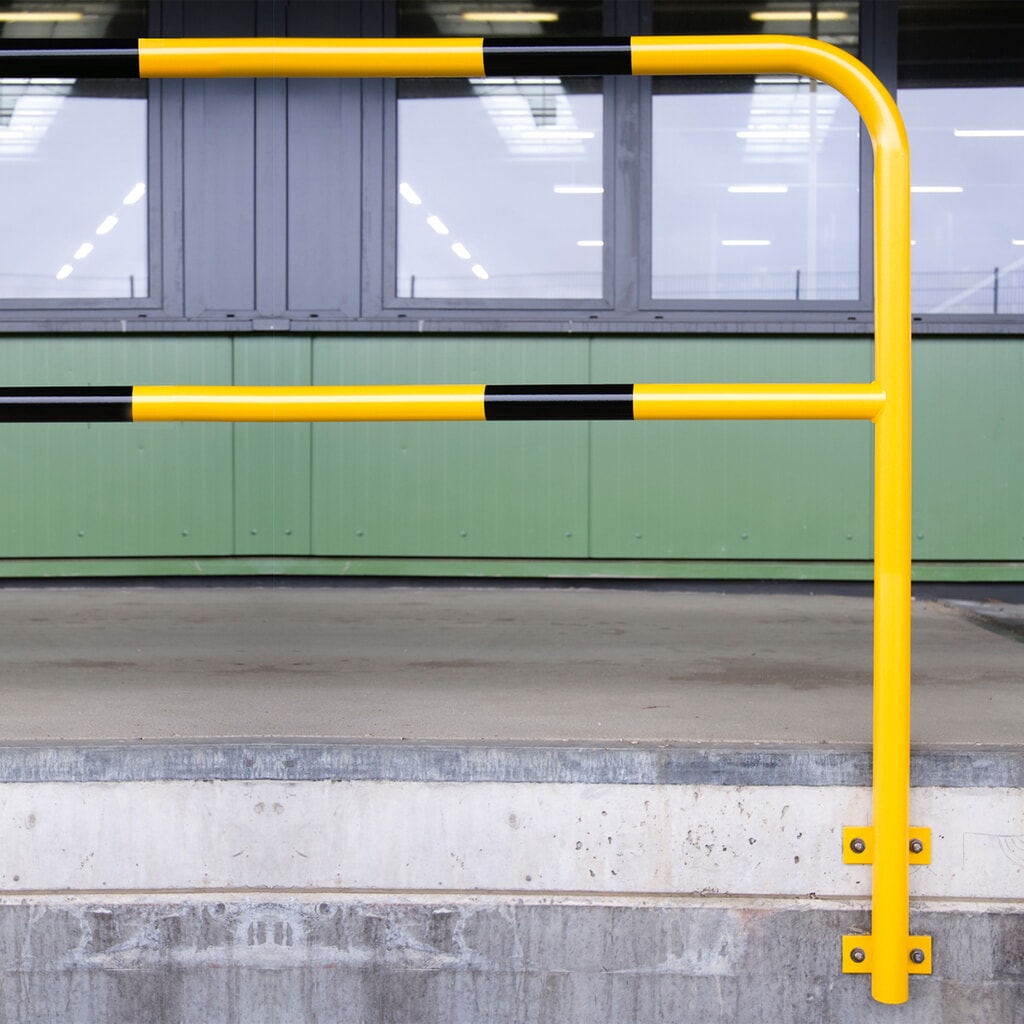 Beschermbeugel, binnen, zijdelingse bevestiging, hxb 1.300 x 2.000 mm Productafbeelding nr. 2: Beschermbeugel, binnen, zijdelingse bevestiging, hxb 1.300 x 2.000 mm