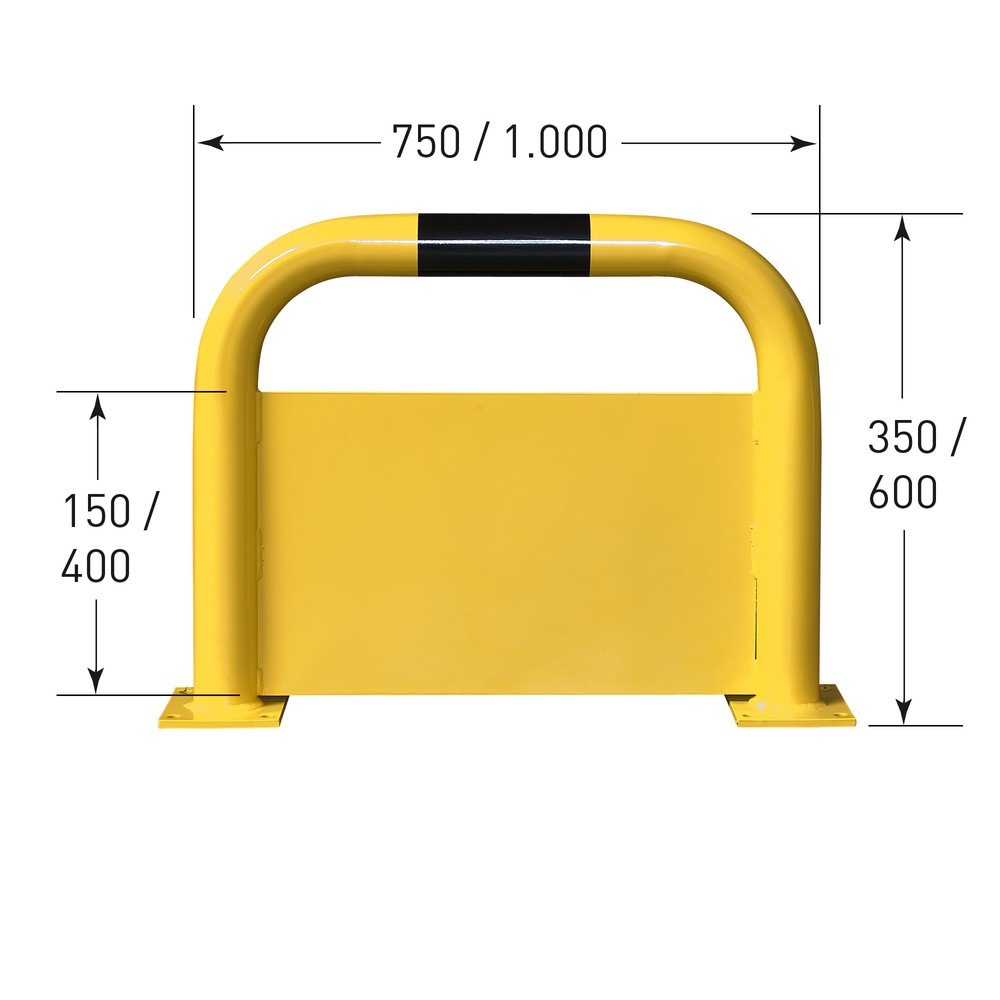 Productafbeelding nr. 2: Beschermbeugel met onderrijdbeveiliging, hxb 600 x 750 mm