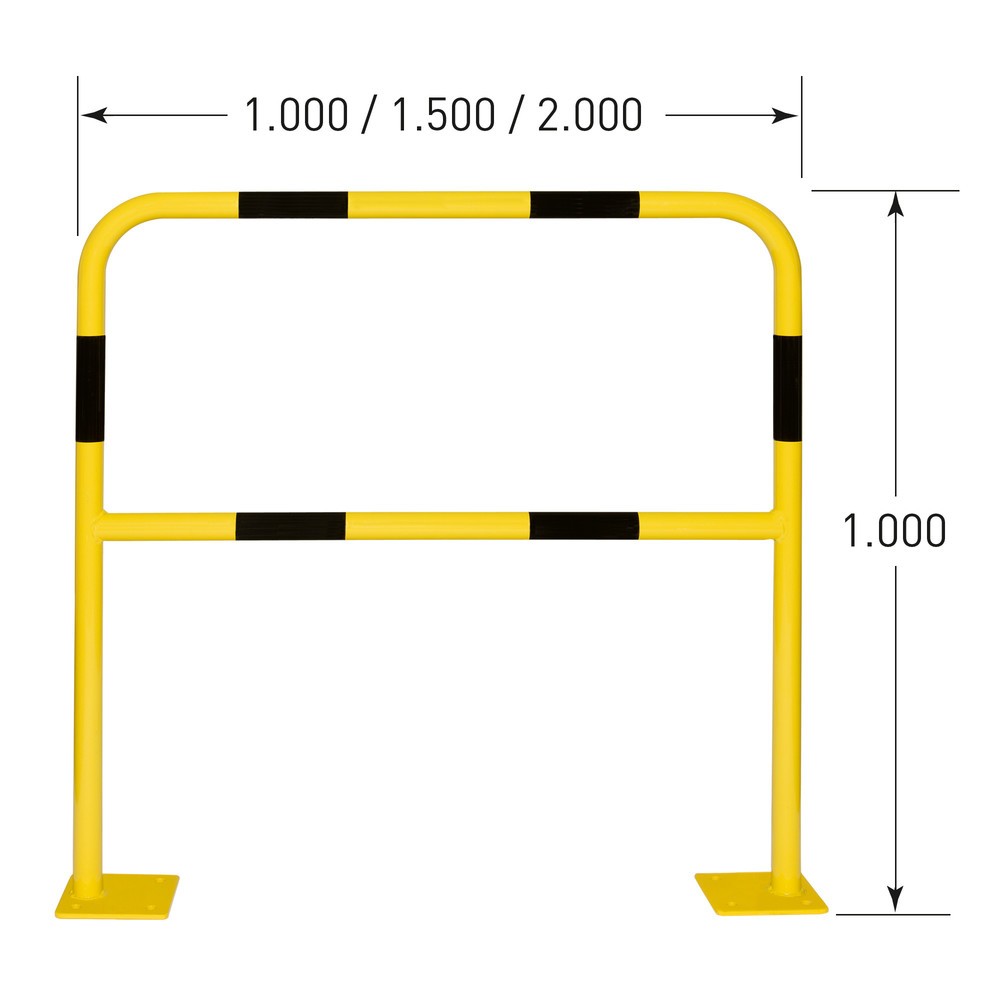 Productafbeelding nr. 4: Beschermbeugel Small, voor binnengebruik, hxb 1.000 x 1.500 mm