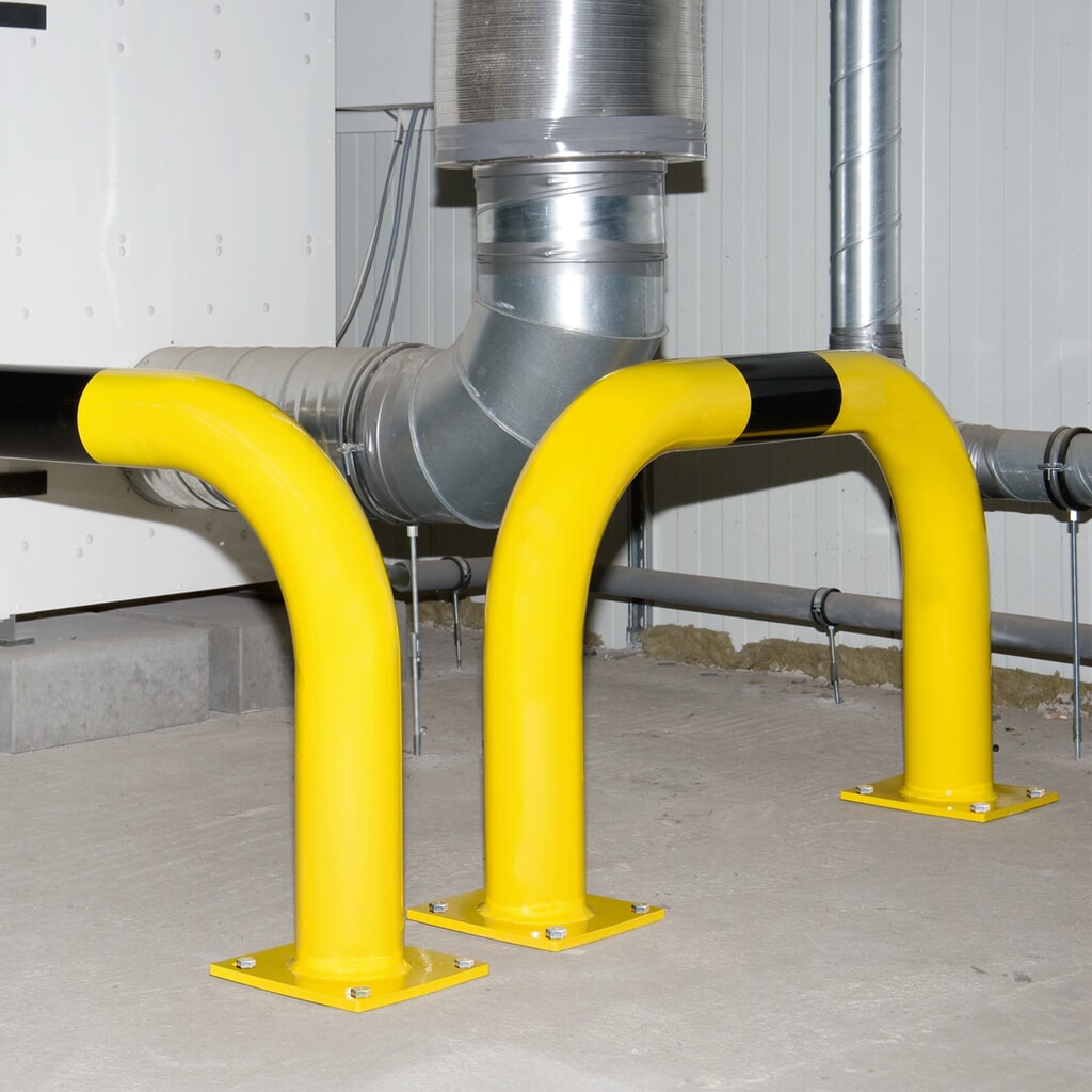 Beschermbeugel voor gebruik buiten, Ø 108 mm, hxb 600 x 1.000 mm Productafbeelding nr. 2: Beschermbeugel voor gebruik buiten, Ø 108 mm, hxb 600 x 1.000 mm