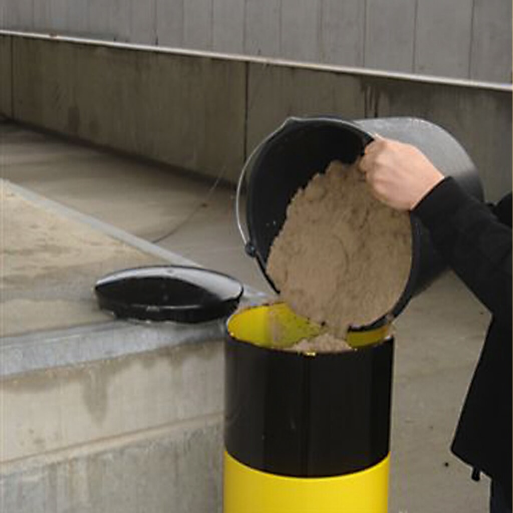 Productafbeelding nr. 3: Beschermpaal MORAVIA, voor verankeren in beton, voor buiten, hoogte 1.600 mm, Ø 273 mm