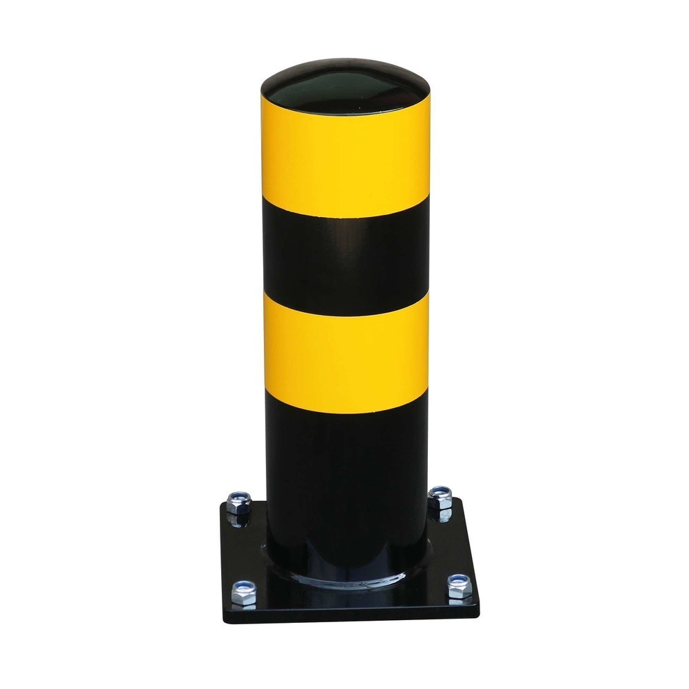 Productafbeelding nr. 4: Beschermpaal MORAVIA BLACK BULL als parkeerhulp voor vrachtwagens, voor buiten, zwart-geel, hoogte 500 mm, Ø 159 mm