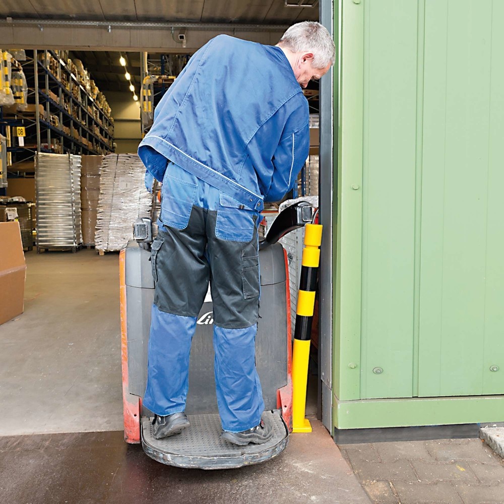 Productafbeelding nr. 3: Beschermpaal MORAVIA FLEX, van TPU, voor keilboutbevestiging, hxØ 1.000 x 80 mm, geel-zwart