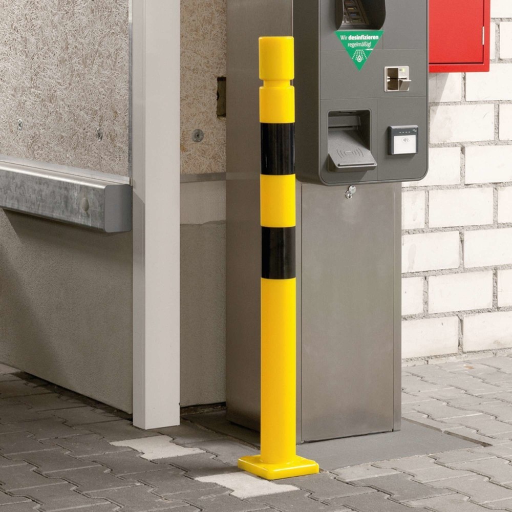 Productafbeelding nr. 5: Beschermpaal MORAVIA FLEX, van TPU, voor keilboutbevestiging, hxØ 1.000 x 80 mm, geel-zwart