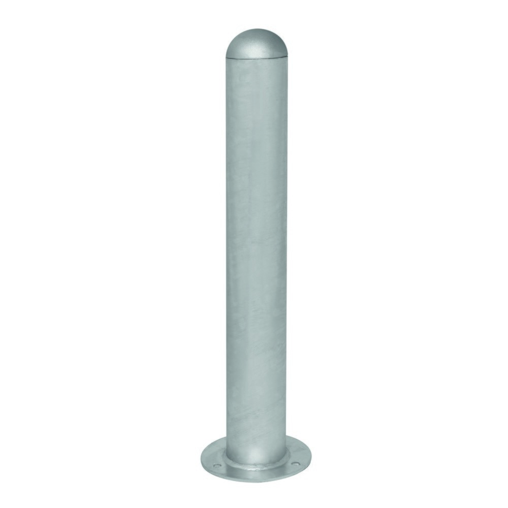 Product afbeelding: Beschermpaal voor laadzuilen MORAVIA I, Ø 108 mm, hoogte 800 mm, voor keilboutbevestiging, staal, zonder reflecterende ringen