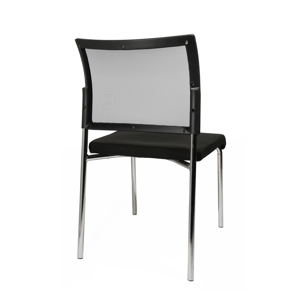 Productafbeelding nr. 3: Bezoekersstoel Topstar® Classic met netrugleuning + 4 poten frame, zwart