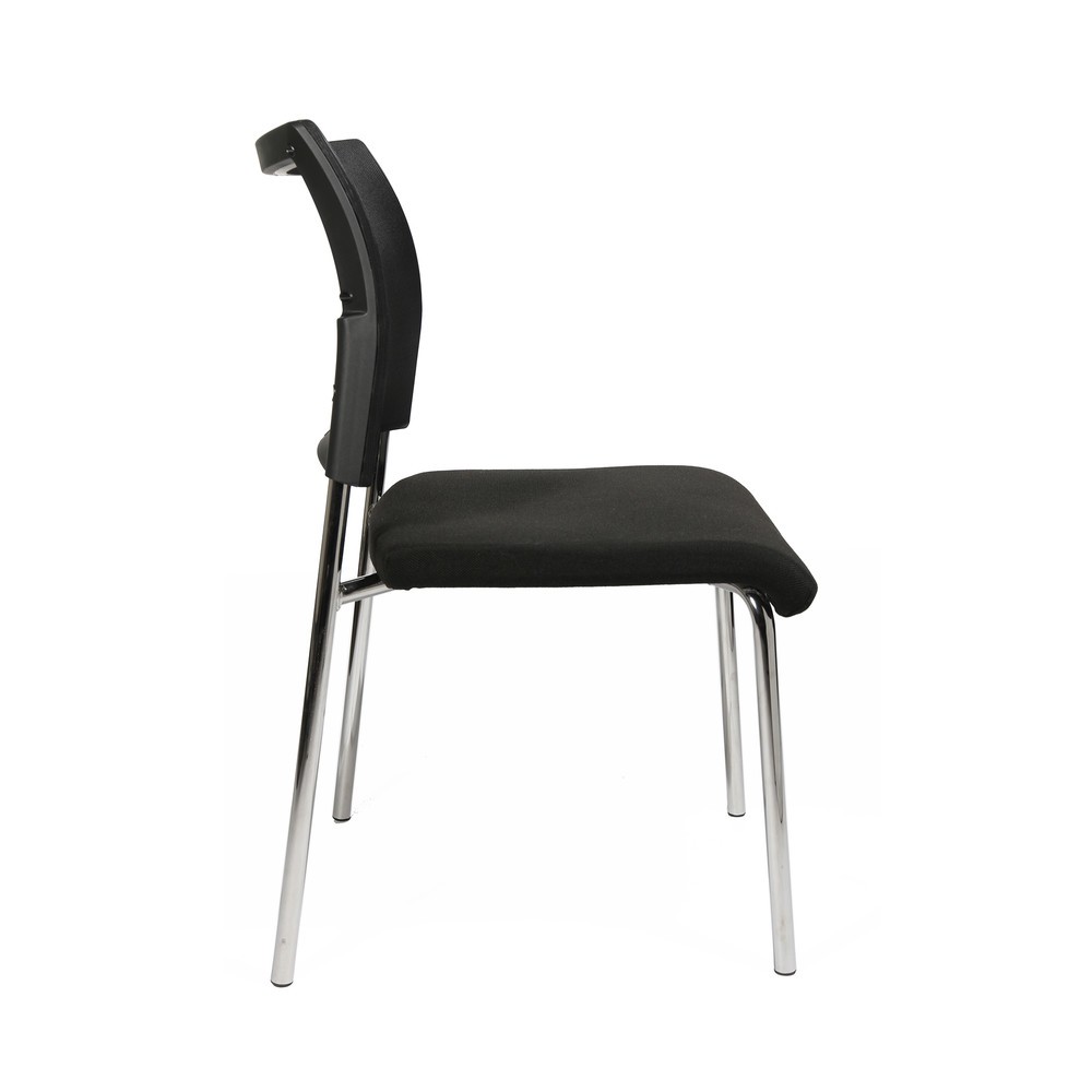 Productafbeelding nr. 4: Bezoekersstoel Topstar® Classic met netrugleuning + 4 poten frame, zwart