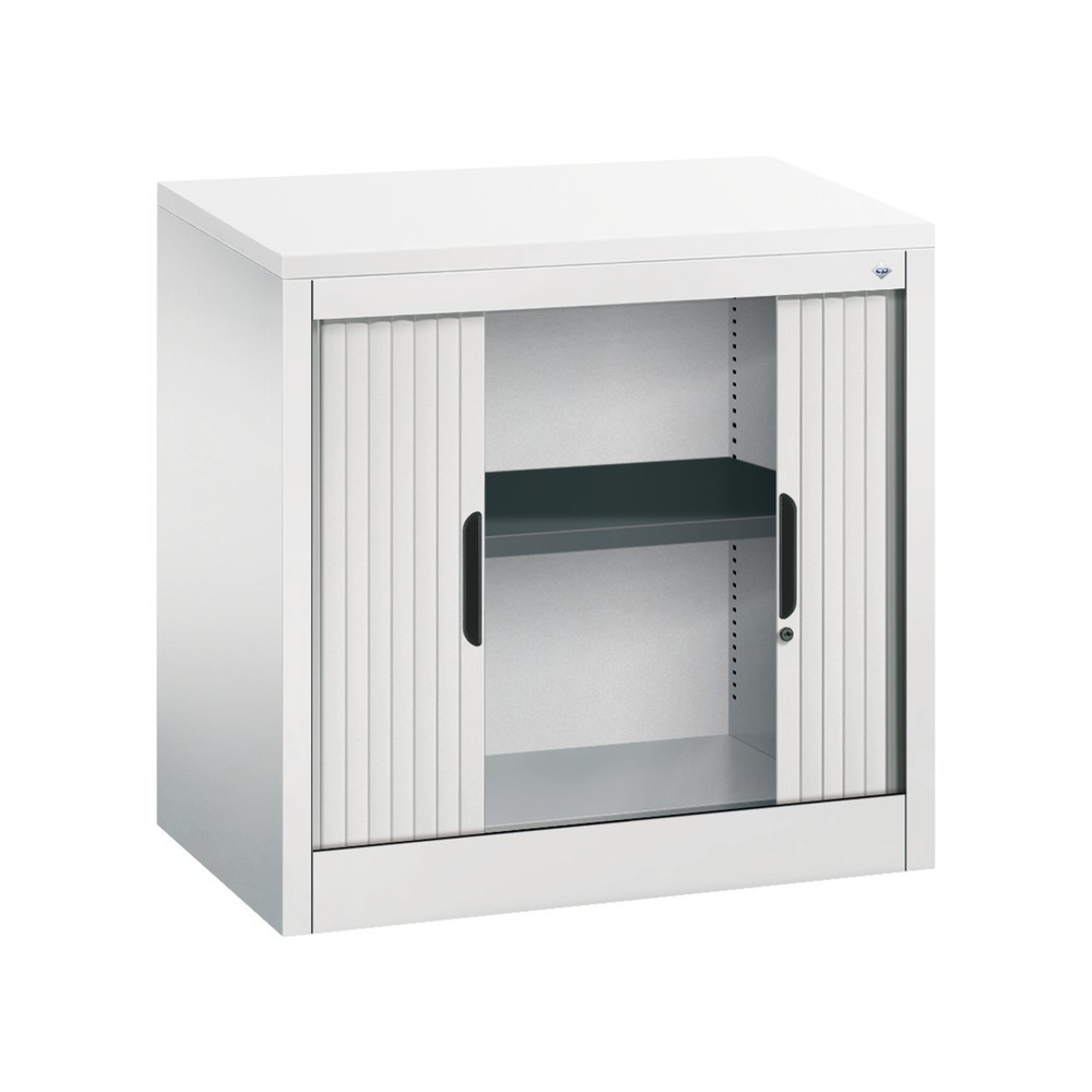 Productafbeelding nr. 4: Bijzetroldeurkast C+P, 1 1/2 OH, breedte 800 mm, lichtgrijs, Wit