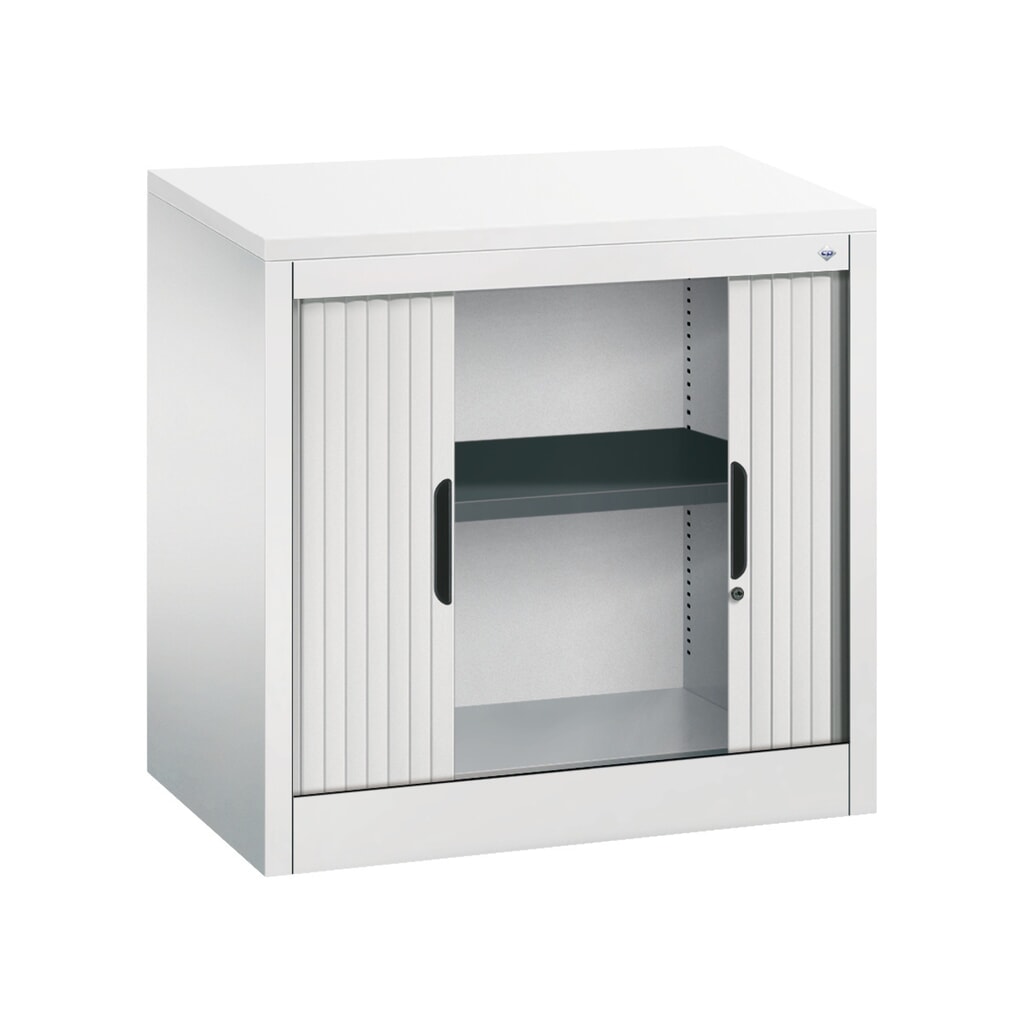 Productafbeelding nr. 4: Bijzetroldeurkast C+P, 1 1/2 OH, breedte 800 mm, lichtgrijs, Wit
