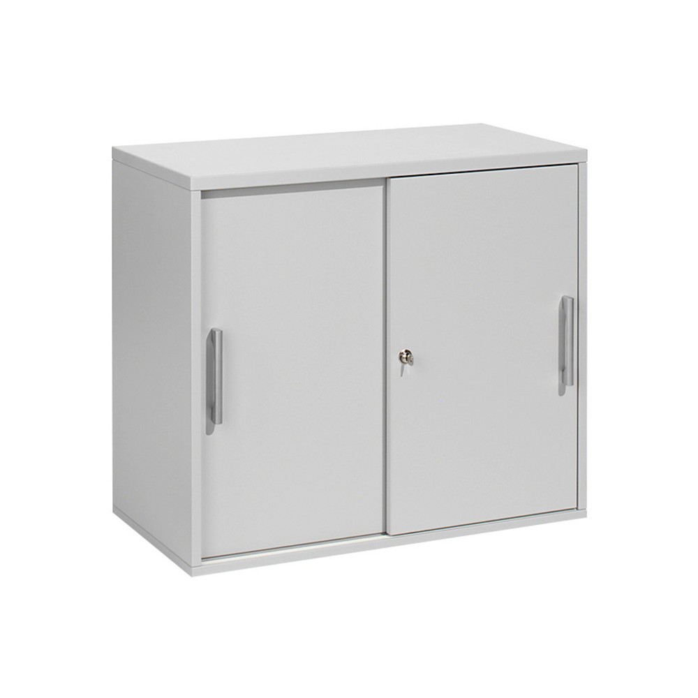 Product afbeelding: Bijzetschuifdeurkast Profi, breedte 800 mm, lichtgrijs