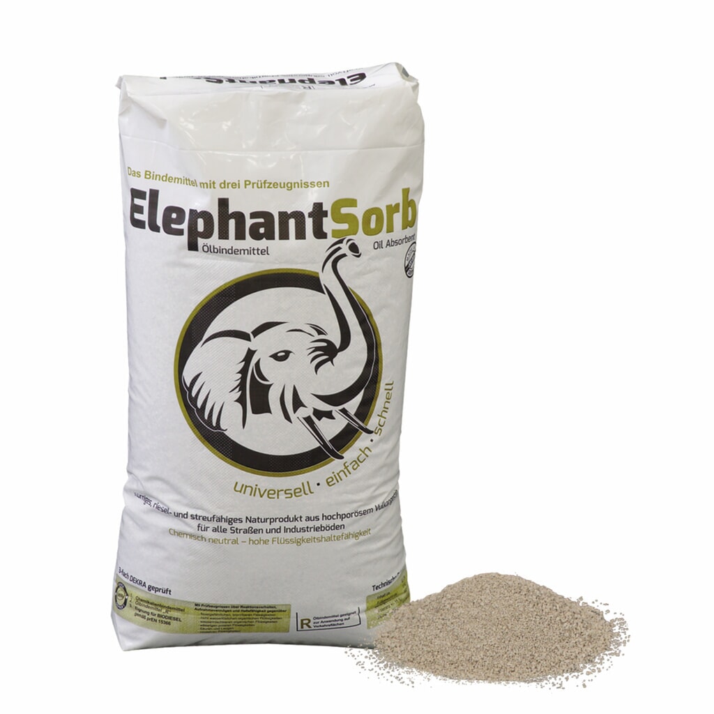 Product afbeelding: Bindmiddel voor olie en chemicaliën Elephant Sorb, type III R, 40 liter, 2 st./VE