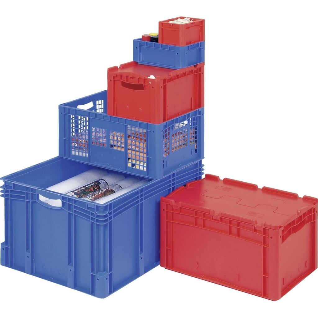 Bito Eurobox XL, hxbxd 220 x 300 x 400 mm, 19 liter, gentiaanblauw Productafbeelding nr. 2: Bito Eurobox XL, hxbxd 220 x 300 x 400 mm, 19 liter, gentiaanblauw