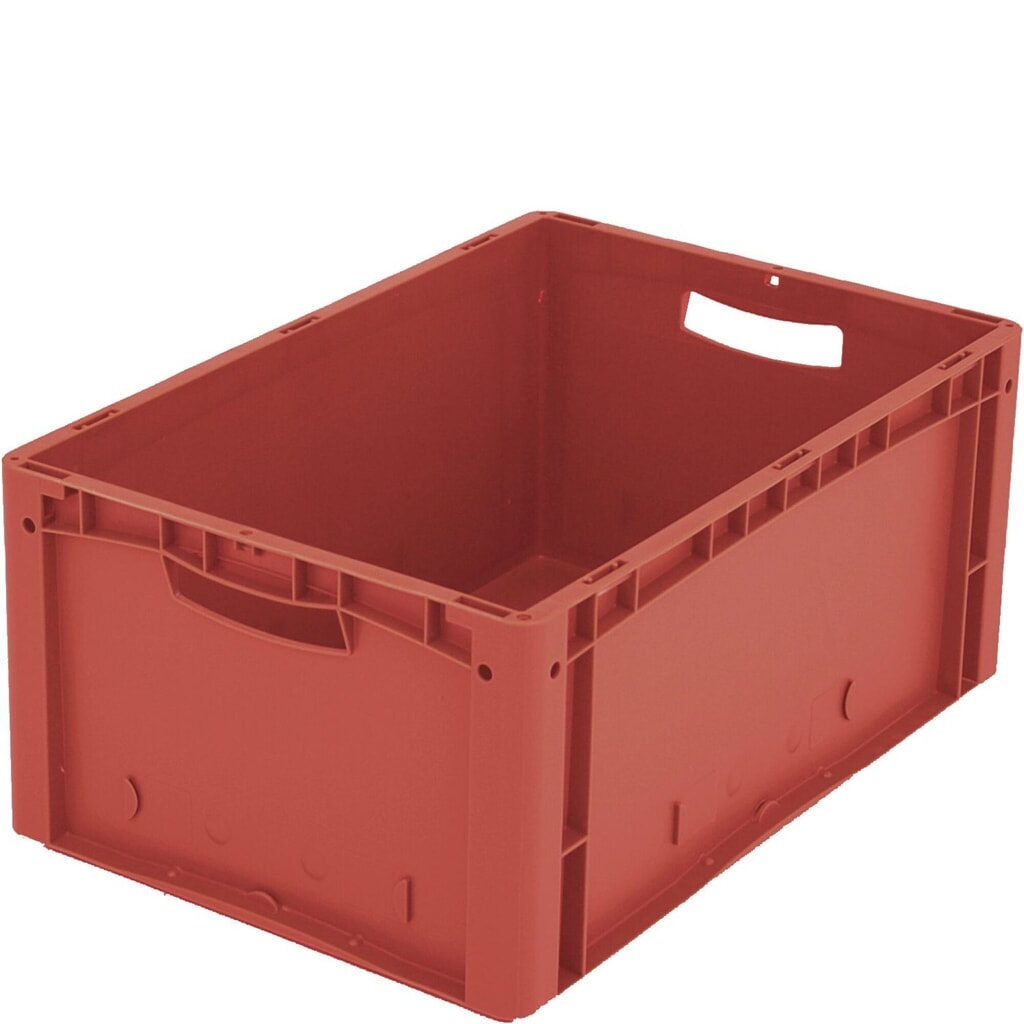 Bito Eurobox XL, hxbxd 270 x 400 x 600 mm, 51 liter, rood Product afbeelding: Bito Eurobox XL, hxbxd 270 x 400 x 600 mm, 51 liter, rood