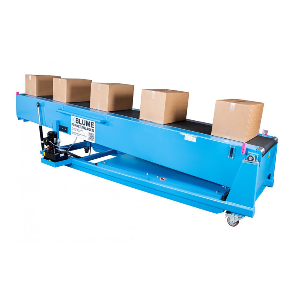 BLUME telescooptransportband type WFT4, basislengte 5 m, telescooplengte 14 m, bandbreedte 600 mm, steigerbreedte 920 mm, bouwhoogte 800 mm Productafbeelding nr. 2: BLUME telescooptransportband type WFT4, basislengte 5 m, telescooplengte 14 m, bandbreedte 600 mm, steigerbreedte 920 mm, bouwhoogte 800 mm