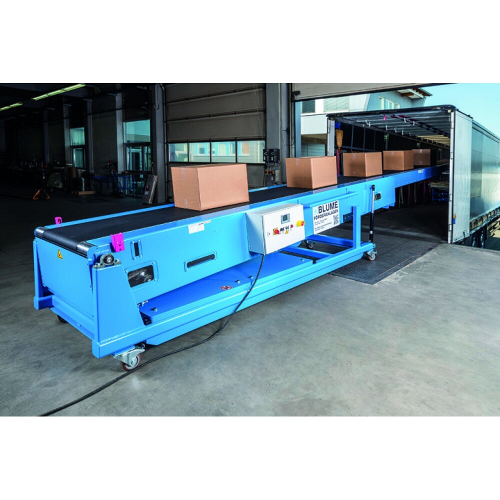 BLUME telescooptransportband type WFT4, basislengte 5 m, telescooplengte 14 m, bandbreedte 600 mm, steigerbreedte 920 mm, bouwhoogte 800 mm Productafbeelding nr. 5: BLUME telescooptransportband type WFT4, basislengte 5 m, telescooplengte 14 m, bandbreedte 600 mm, steigerbreedte 920 mm, bouwhoogte 800 mm