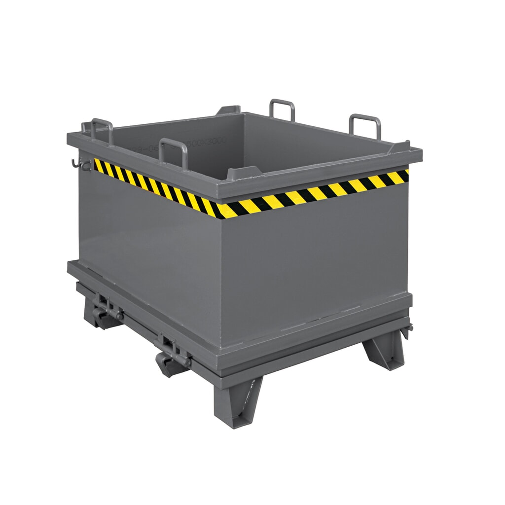 Product afbeelding: Opvouwbare bodembak met trekkabel, volume 0.3 m³, antracietgrijs