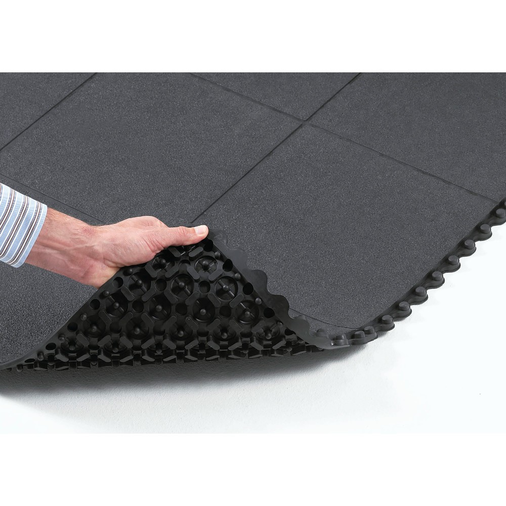 Productafbeelding nr. 2: Vloerplaat voor montagewerkplekken, insteeksysteem, gesloten, 910 x 910 mm (bxd)