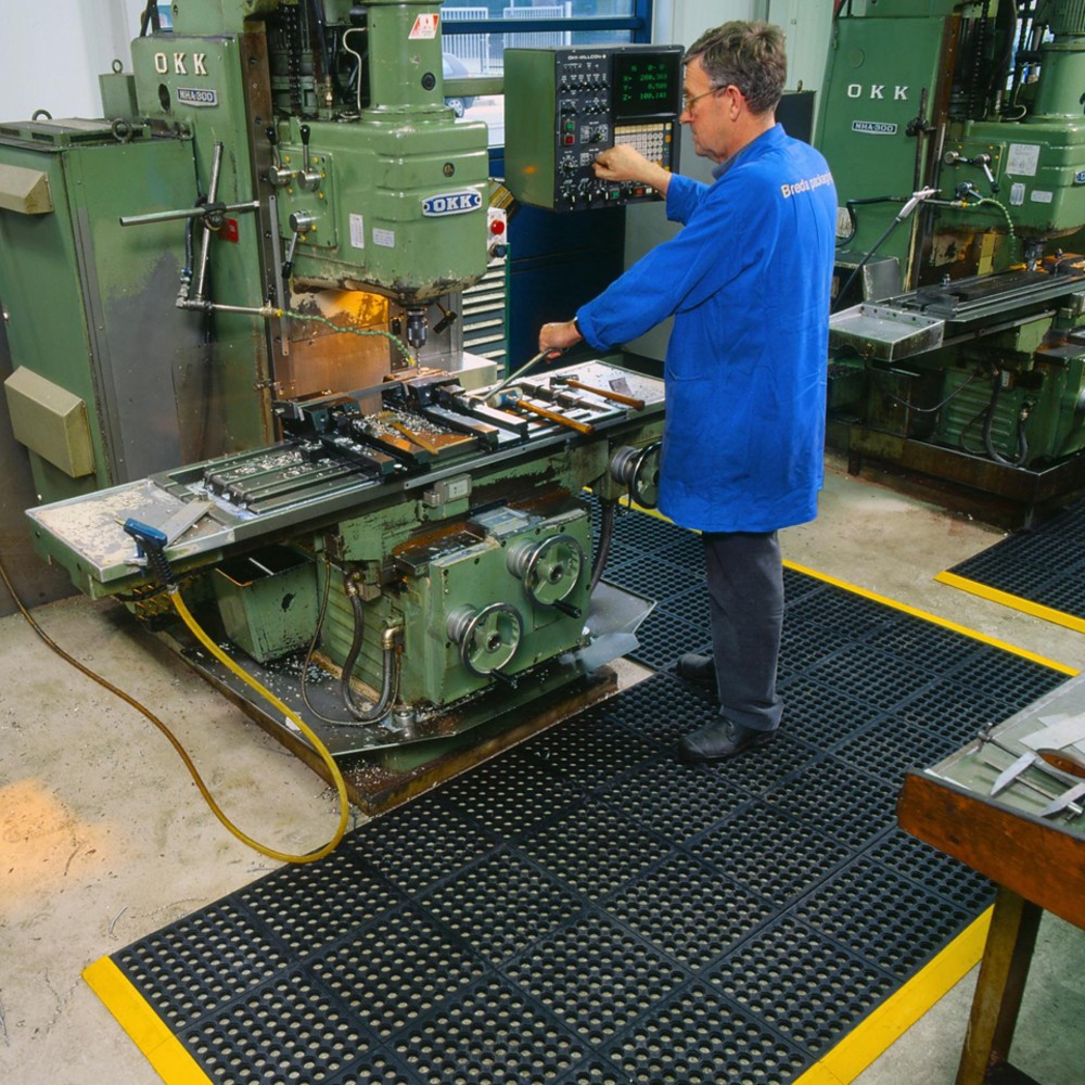 Productafbeelding nr. 6: Vloerplaat voor montagewerkplekken, insteeksysteem, geperforeerd, 910 x 910 mm (bxd)