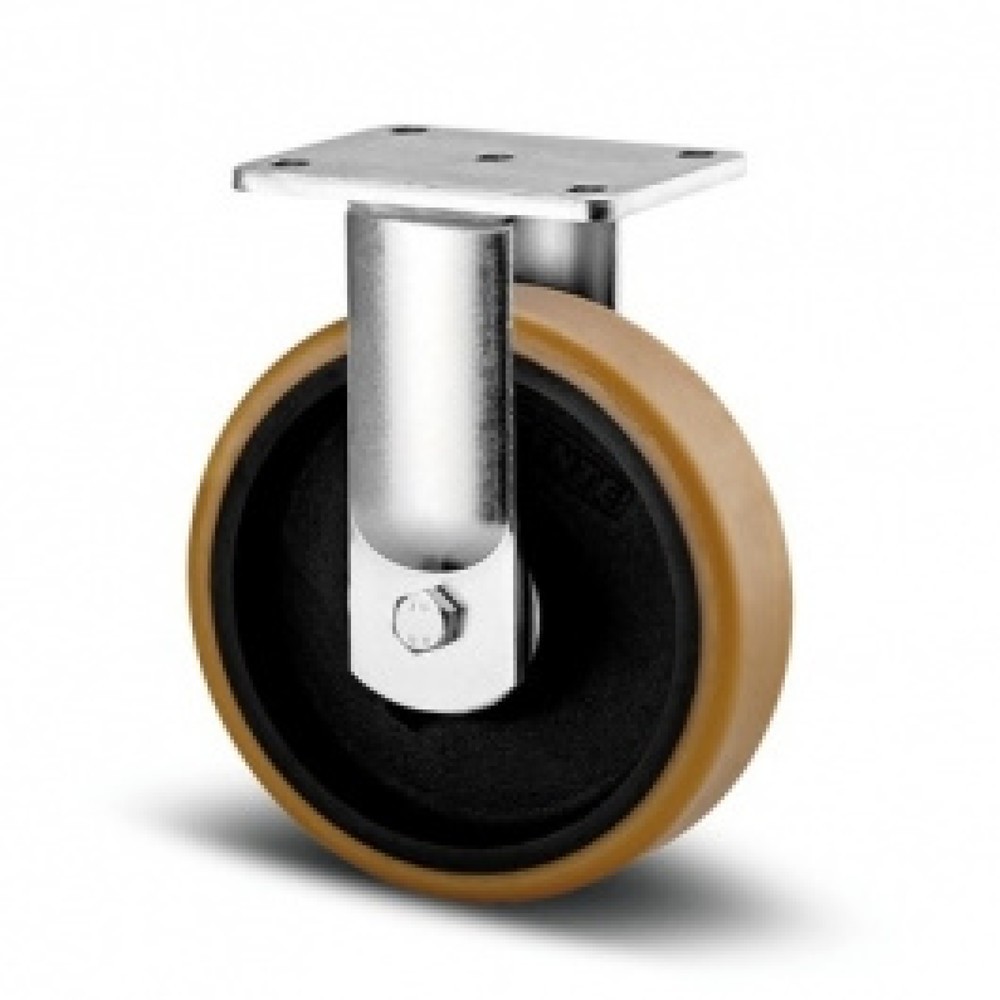 Product afbeelding: Bokwiel TENTE PU, precisiekogellager, wiellichaam van gietijzer, Ø x breedte 150 x 50 mm, cap. 800 kg