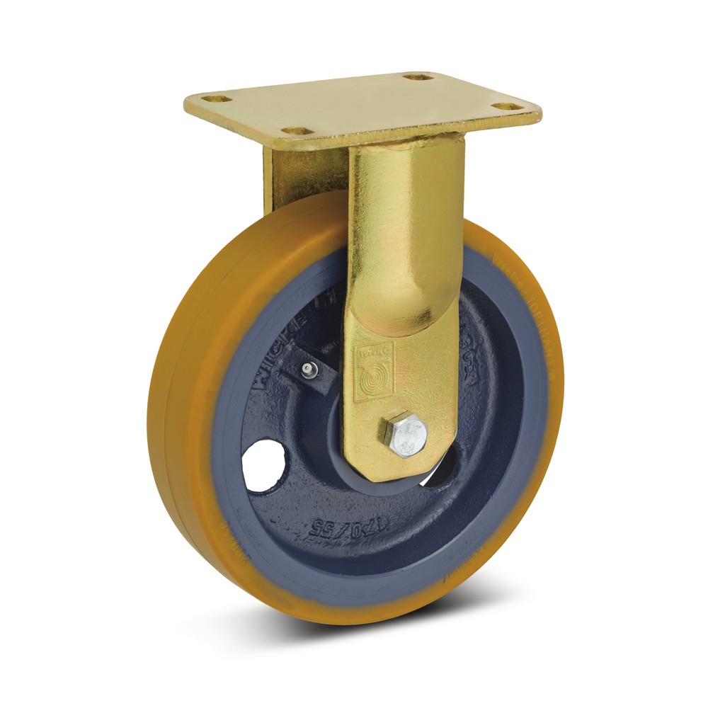 Product afbeelding: Bokwiel voor zware lasten Wicke PU, Ø x breedte 100 x 50 mm, cap. 450 kg