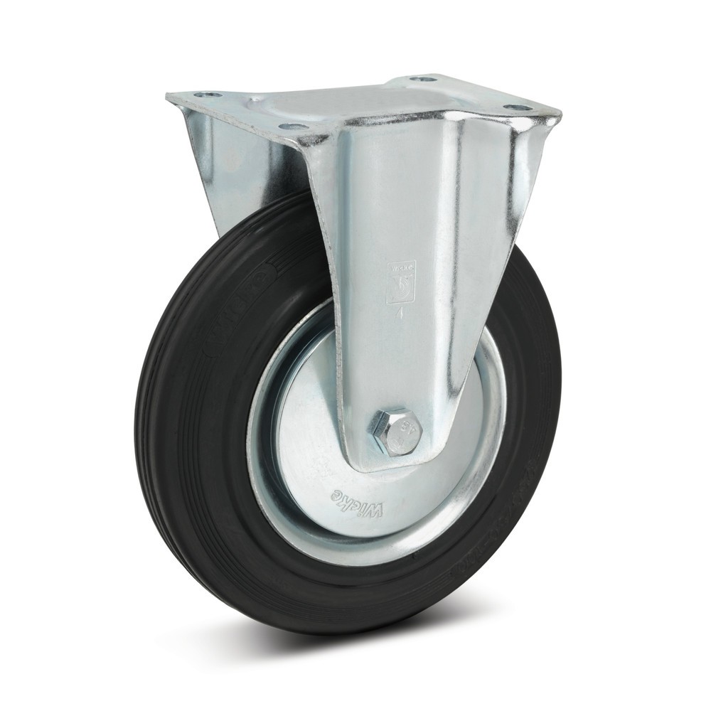 Product afbeelding: Bokwiel Wicke van massief rubber, Ø x breedte 100 x 30 mm, cap. 70 kg