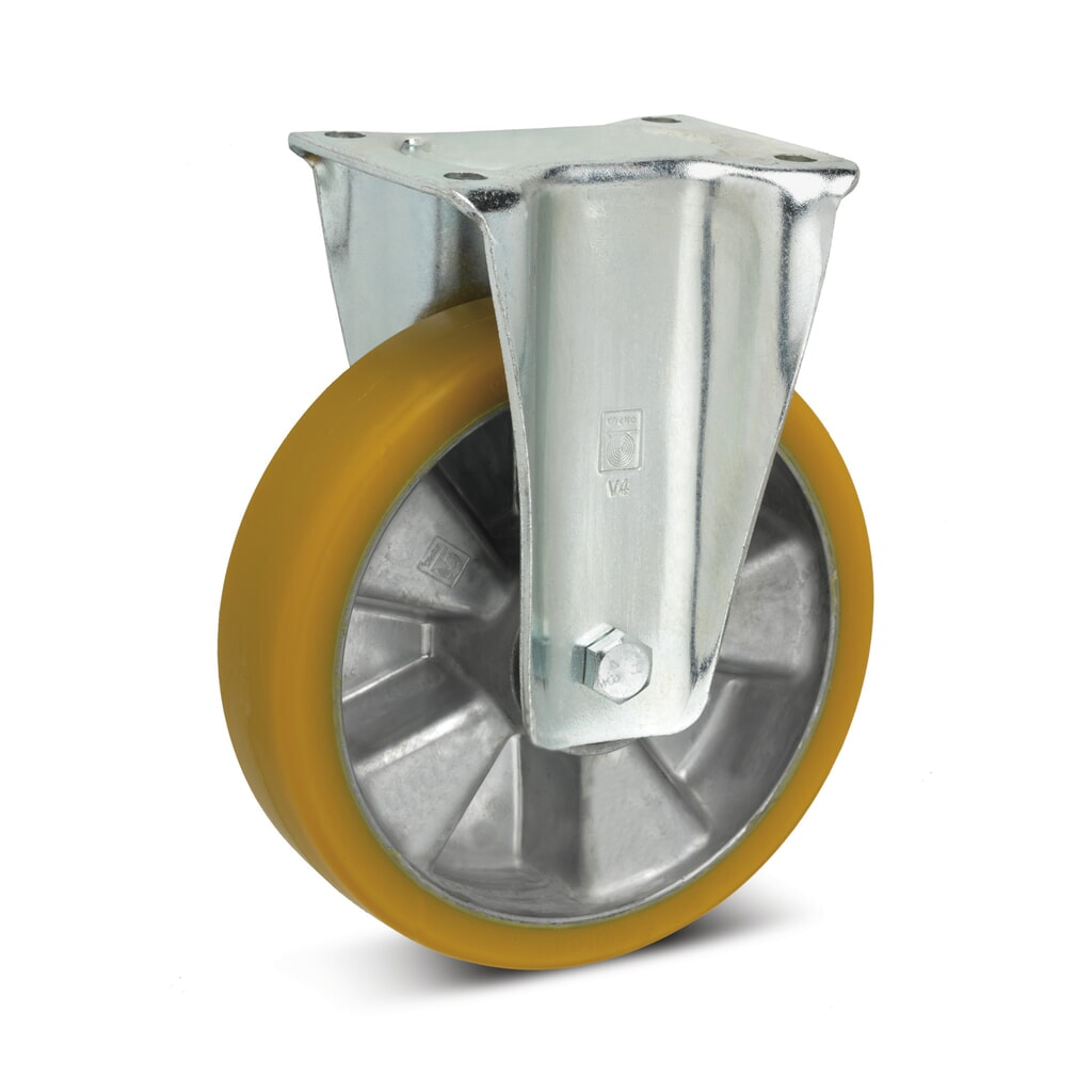 Bokwiel Wicke Topthane® PU, Ø x breedte 100 x 40 mm, cap. 360 kg Product afbeelding: Bokwiel Wicke Topthane® PU, Ø x breedte 100 x 40 mm, cap. 360 kg