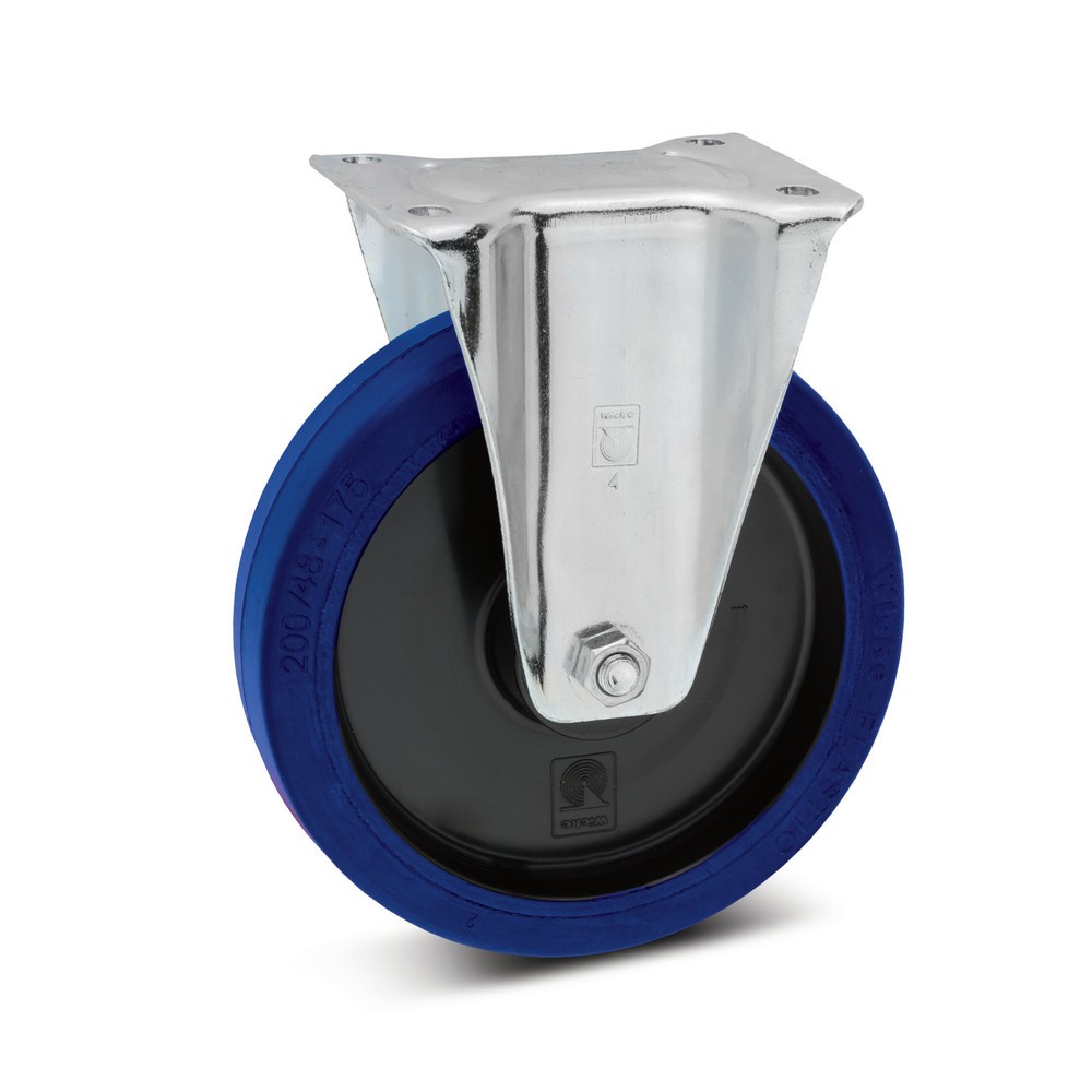 Product afbeelding: Bokwiel Wicke van elastisch massief rubber, velg van kunststof, laat geen strepen achter, Ø x breedte 100 x 36 mm, cap. 180 kg