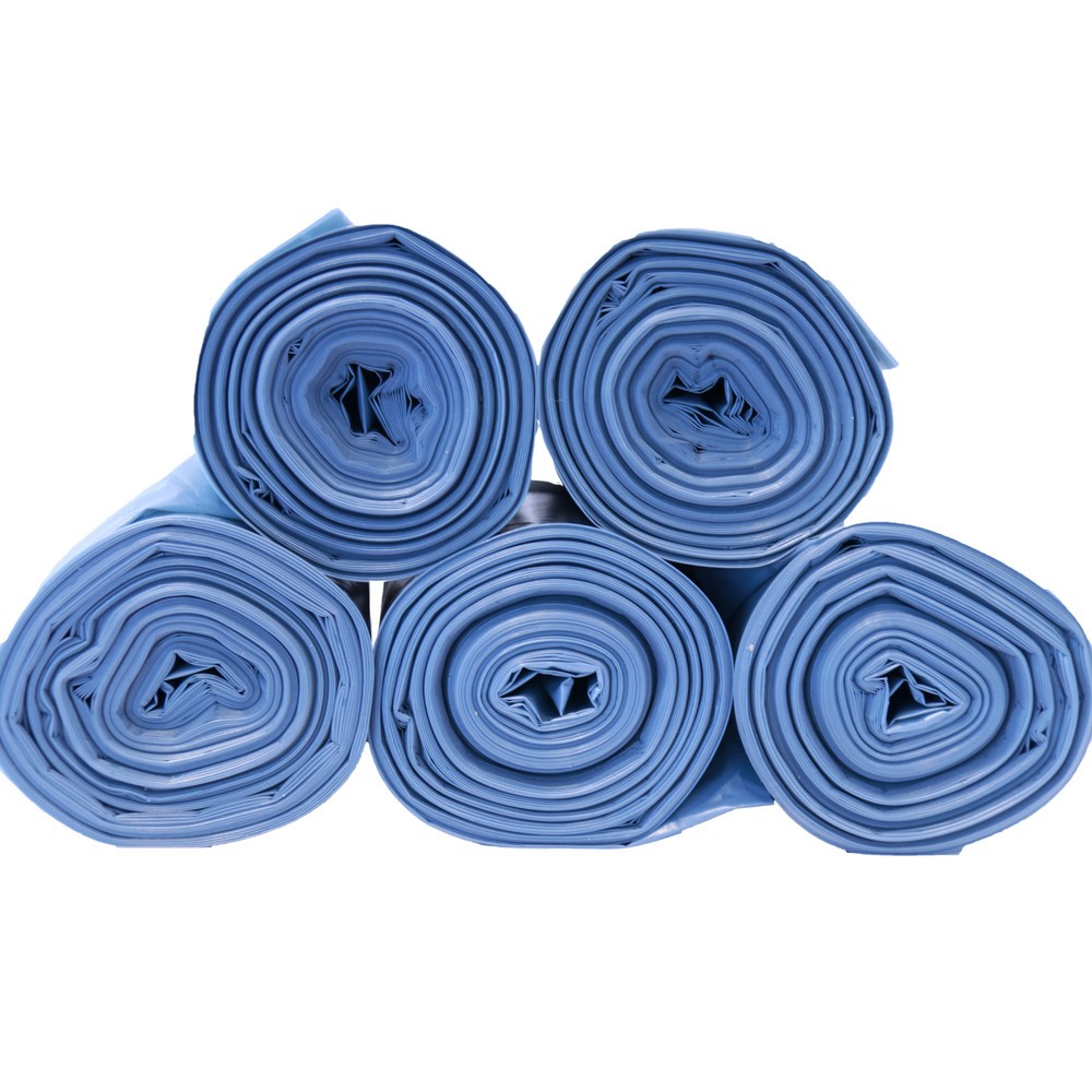 Product afbeelding: Afvalzakken BON TON, hxbxd 1.020 x 580 x 5 mm, gerecycled, blauw